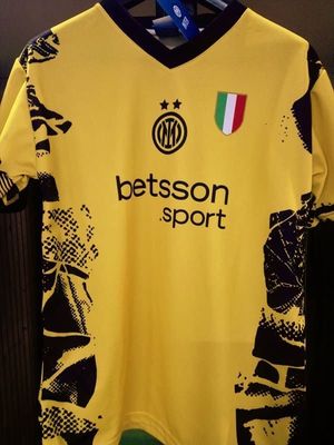 Maglia replica Inter third 2024/25 gialla adulto