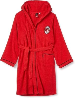 Accappatoio bambino Milan ufficiale rosso