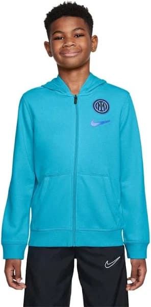 Inter felpa cappuccio full zip Club Fall 2025/2026 bambino - Nike
