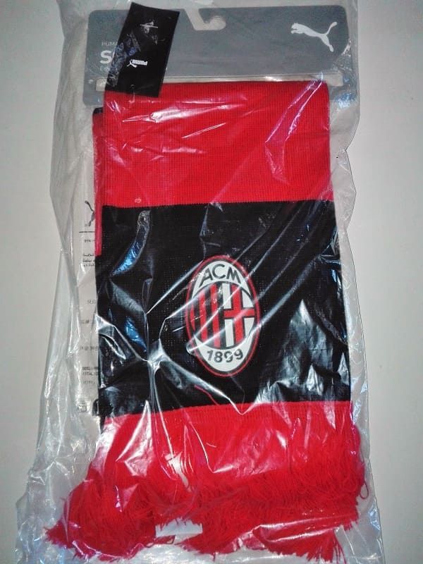 Sciarpa del Milan rosso/nero