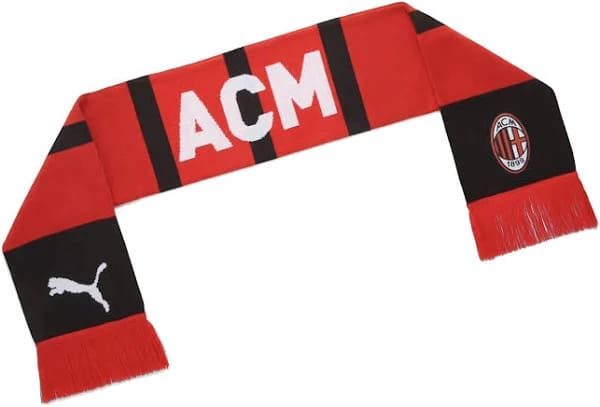 Sciarpa del Milan rosso/nero