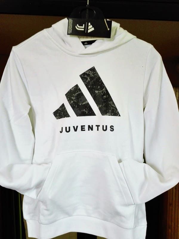 Felpa bambino Juve con cappuccio - Adidas