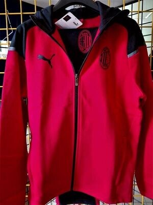Tuta Milan Casuals felpata da bambino con cappuccio 2023/24 Tuta Milan felpata junior 2023/24 - Puma