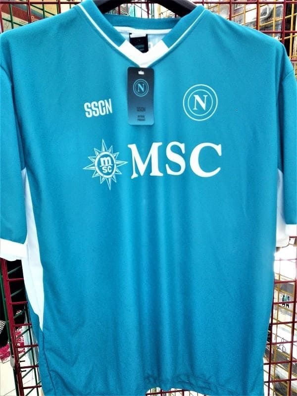 Maglia replica Napoli 2024/25 adulto Maglia del Napoli azzurra 2024/25 replica