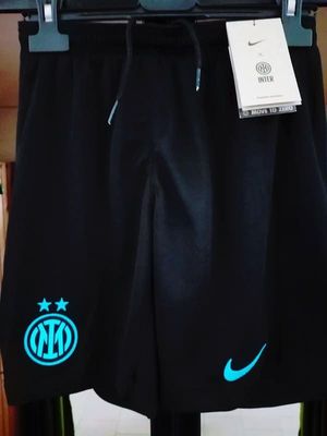 Pantaloncini Inter gara home stadium 2025/26 bambino Pantaloncini Inter bambino 2025/2026 home nero - Nike