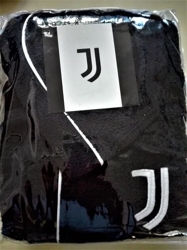 Accappatoio Juve nero ufficiale uomo