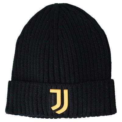 Juventus berretto nero logo giallo