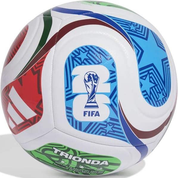 Pallone dei Mondiali 2026 Trionda Training bianco/blu/verde/rosso - Adidas