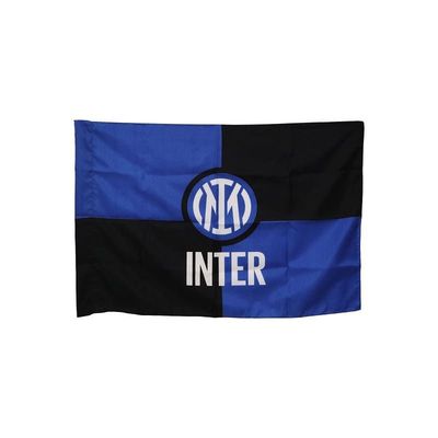 Bandiera Inter piccola nerazzurra con logo
