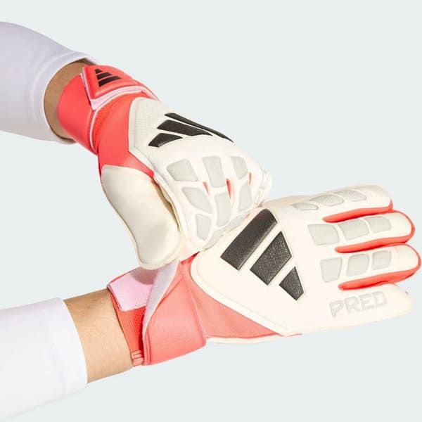 Guanti portiere Predator Match bianco/rosso/nero - Adidas