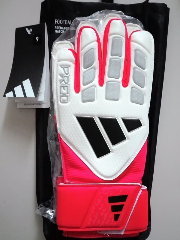 Guanti portiere Predator Match bianco/rosso/nero - Adidas