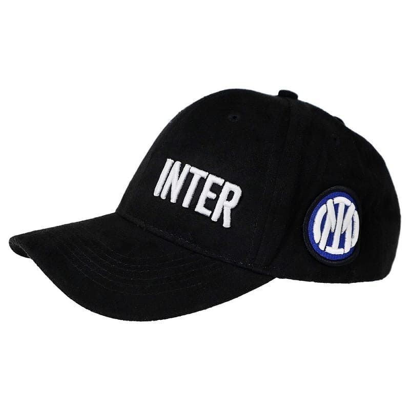 Cappellino Inter da baseball con visiera Cappellino dell'Inter nero