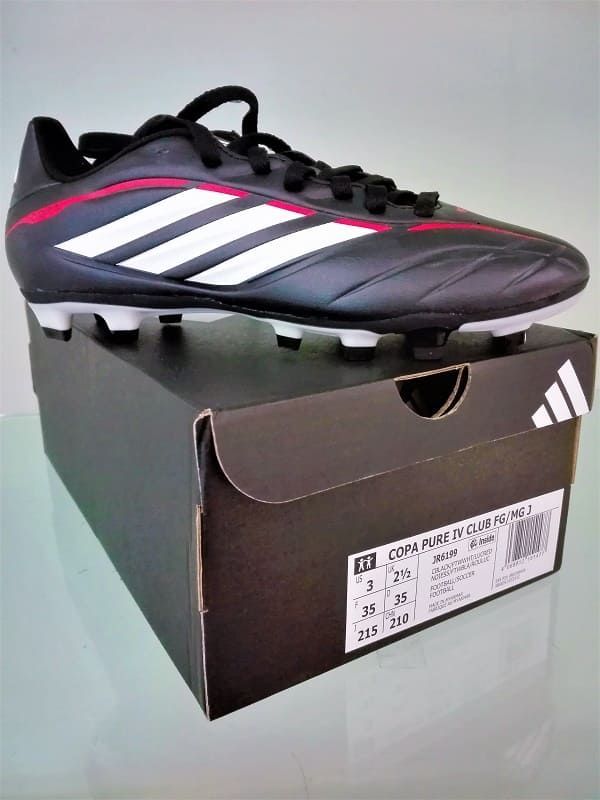 Scarpe da calcio bambino Adidas Copa Pure IV FG/MG - Nero
