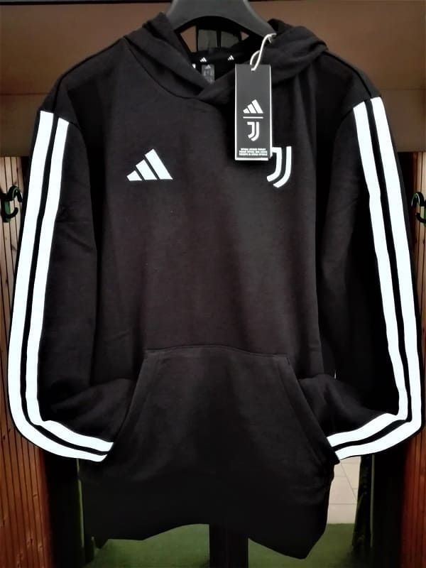 Felpa Juventus cappuccio junior nera - Adidas