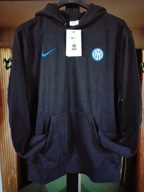Felpa Inter cappuccio Club Inter felpa con cappuccio 26/27 nera - Nike