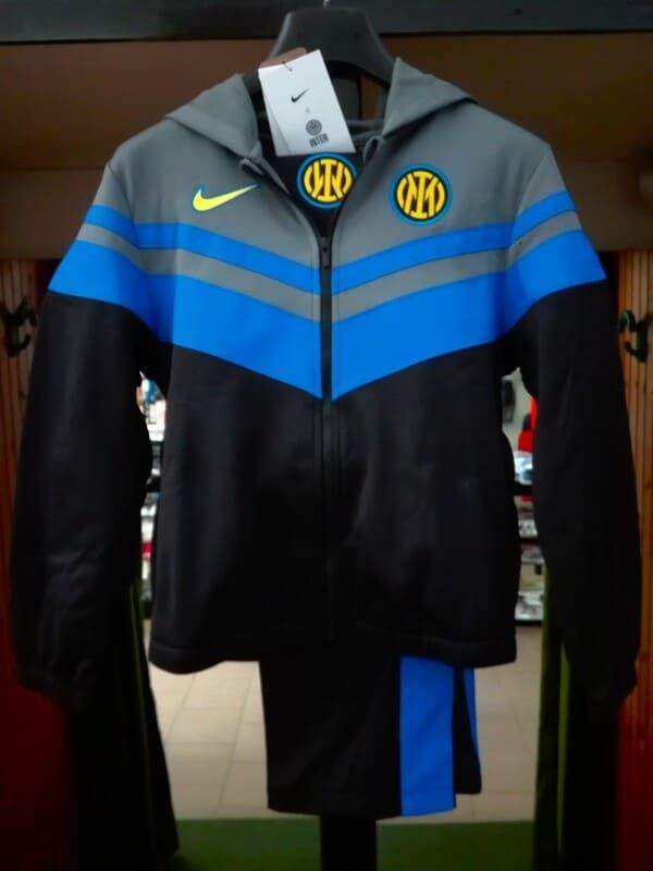 Tuta Inter Nike bambino 2026/2027 - Grigio/Nero/Blu/Giallo