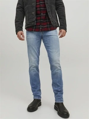 Jack & Jones JJITIM JJDAVIS JJ 074 Slim Fit jeans mit geradem Bein