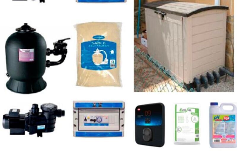 Local filtration élevé 600 et électrolyseur + PH auto