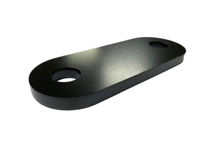 8mm Steel Black Towbar Spacer Plate