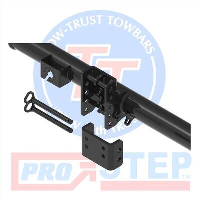 VW Crafter Van Twin Rear Wheel No Step Adjustable Height Towbar 2017 - Present