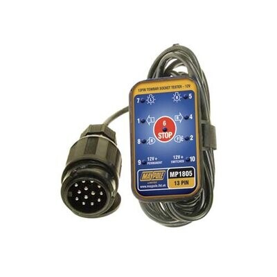 13 Pin Towbar Socket Tester