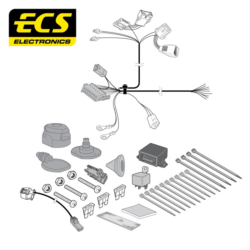 Citroen Berlingo Van 11/2011 - 06/2015 13 Pin Towbar Wiring Kit