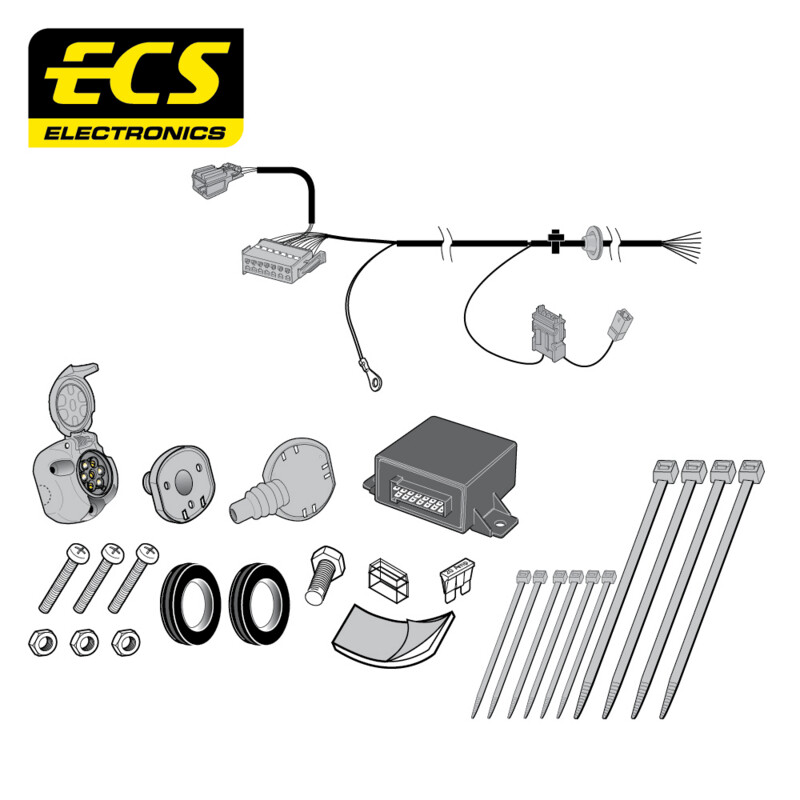 Ford S-Max 03/2006 - 08/2015
 7 Pin Towbar Wiring Kit