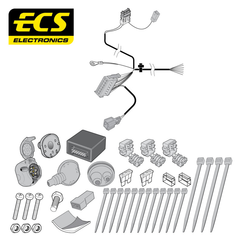 Ford Focus 05/2011 - 06/2018
 7 Pin Towbar Wiring Kit