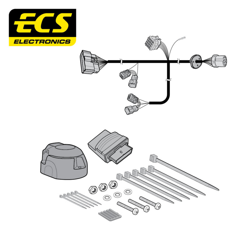 Isuzu D-Max 10/2020 - Present 13 Pin Towbar Wiring Kit