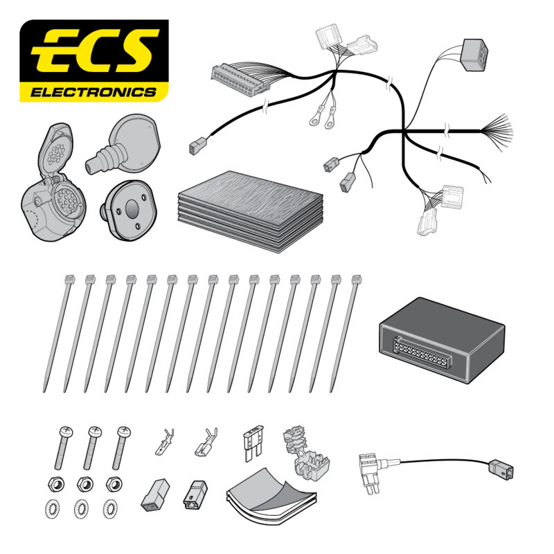 Kia Stonic 09/2017 - Present 13 Pin Towbar Wiring Kit