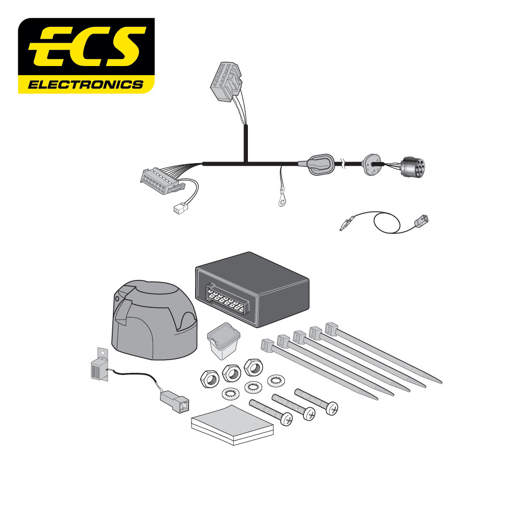 Land Rover Discovery Sport 01/2021 - Present 7 Pin Towbar Wiring Kit