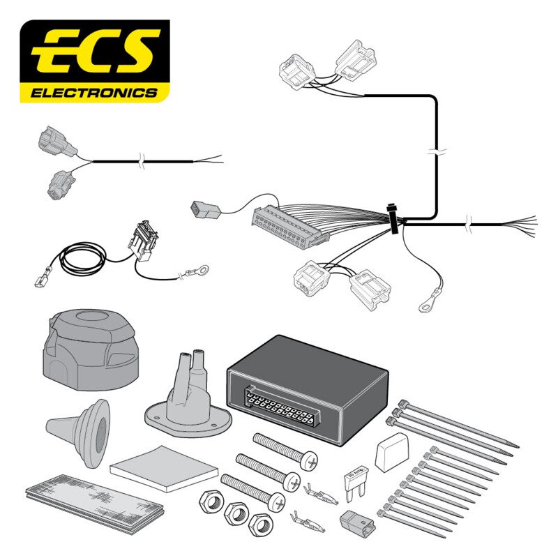 Nissan Micra 07/2013 - 02/2017 13 Pin Towbar Wiring Kit