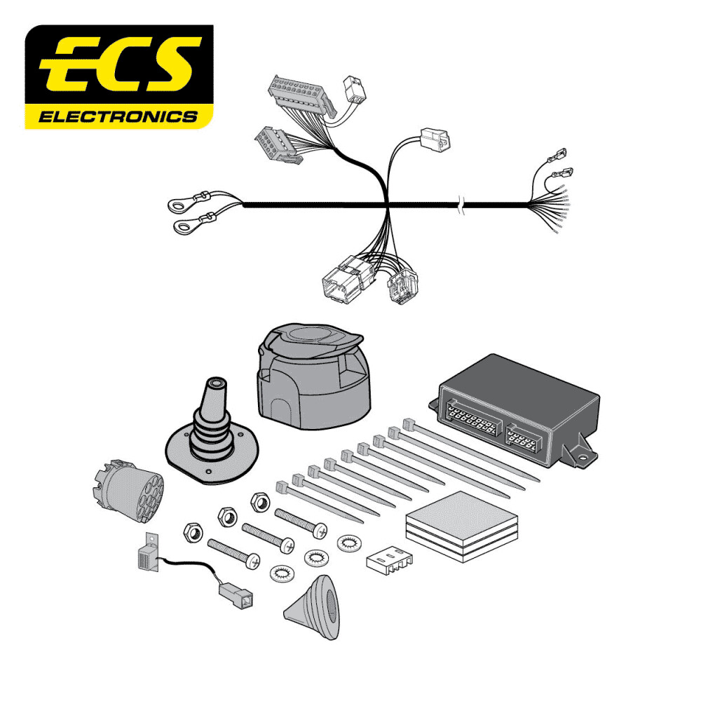 Nissan Qashqai 06/2021 - Present 13 Pin Towbar Wiring Kit