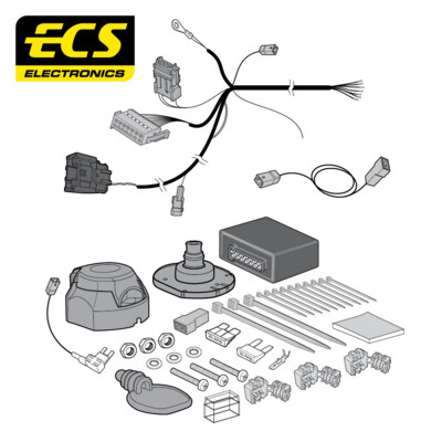 Citroen C5 Aircross 01/2019 - Present 7 Pin Towbar Wiring Kit