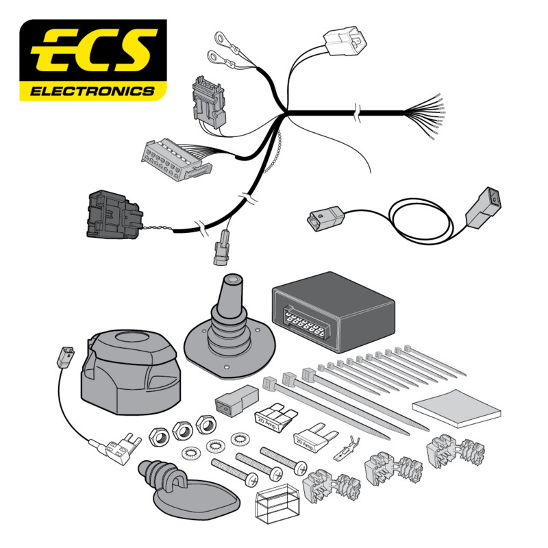 Peugeot 3008 10/2016 - Present 13 Pin Towbar Wiring Kit