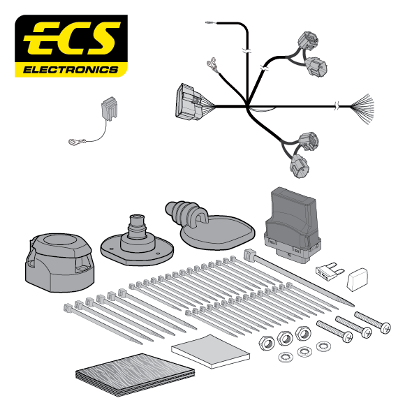 Maxus e Deliver 9 Chassis Cab 01/2022 - Present 13 Pin Towbar Wiring Kit