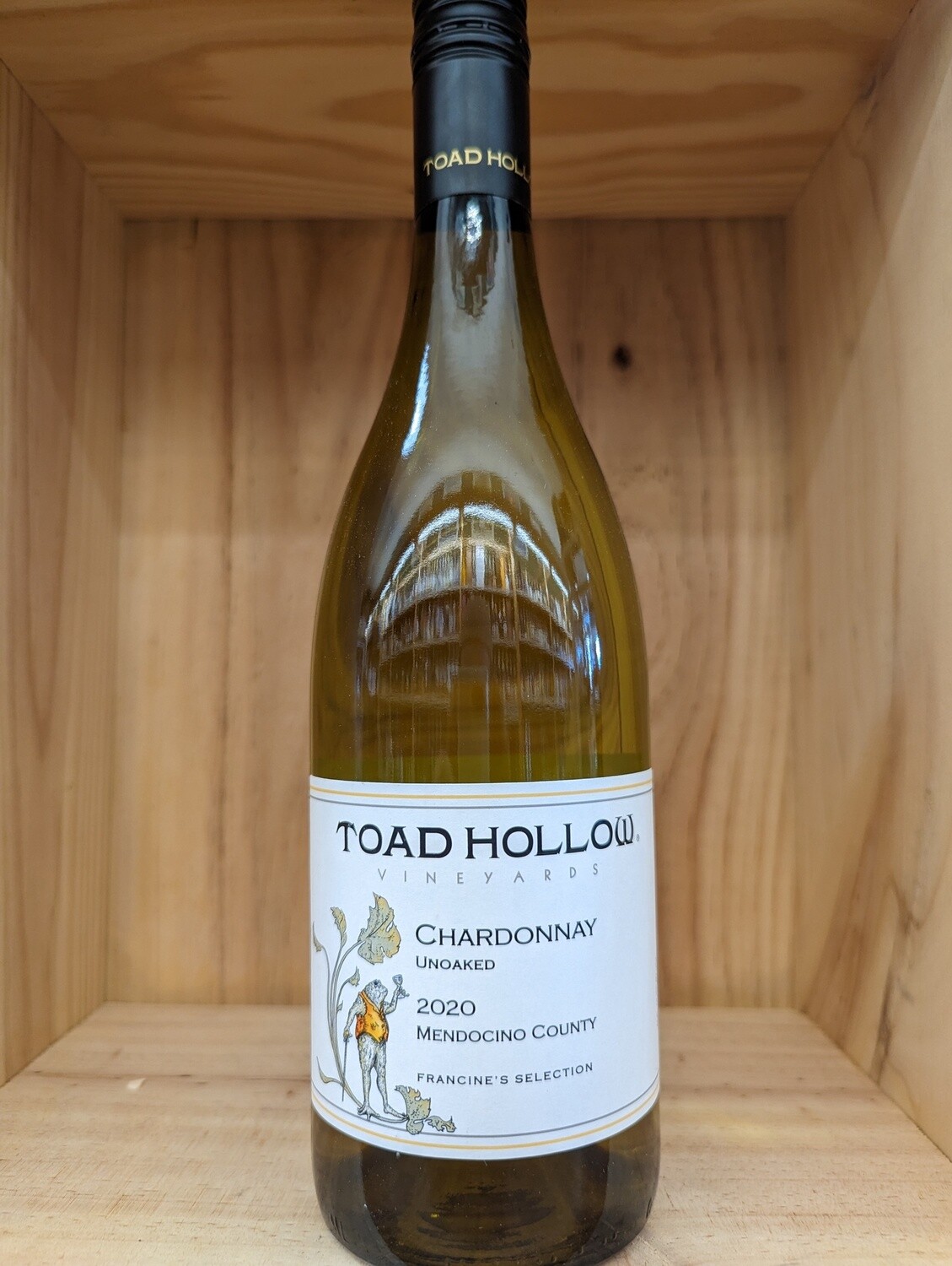 TOAD HOLLOW UNOAKED CHARDONNAY 2020 WINE ENTHUSIAST 91