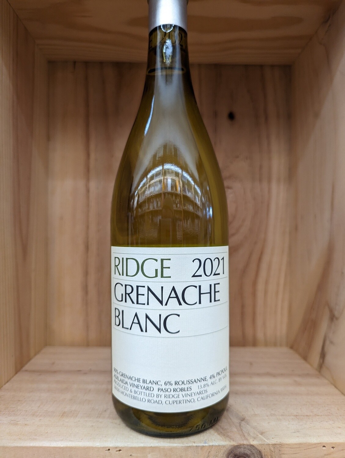 RIDGE GRENACHE BLANC PASO ROBLES 2021 JAMES SUCKLING 93 POINTS