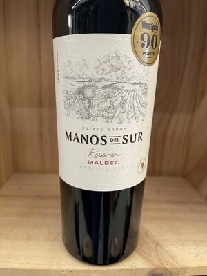 MANOS DEL SUR RESERVA MALBEC 2020 WINE SPECTATOR  90