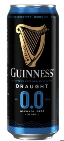 GUINNESS NON ALCOHOLIC DRAUGHT 4PK CANS