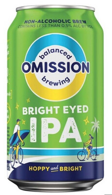 OMISSION BRIGHT EYED IPA (NON-ALCOHOLIC) 6PK CANS