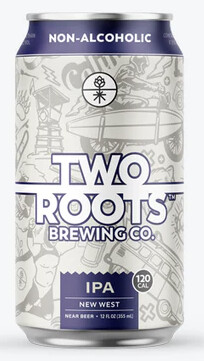 TWO ROOTS NEW WEST IPA 6PK CANS (NON-ALCOHOLIC) - 6 PK