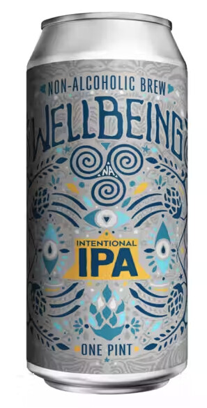 WELLBEING BREWING INTENTIONAL IPA 4PK (NON-ALCOHOLIC) - 4 PK