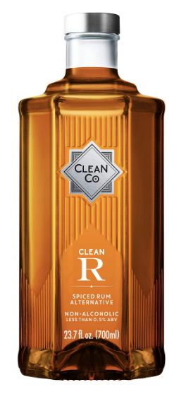 CLEAN CO CLEAN R NON-ALCOHOLIC SPICED RUM - 750ML