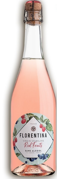 FLORENTINA RED FRUITS VIRGIN SPARKING SODA 750ML
