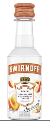SMIRNOFF PEACH VODKA NIP 50ML