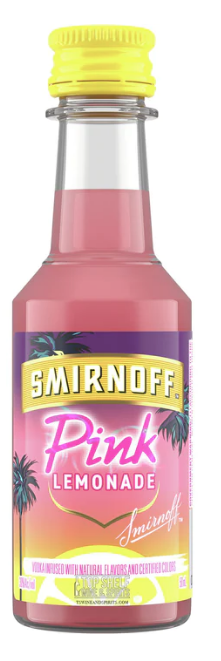 SMIRNOFF PINK LEMONADE VODKA NIP - 750ML