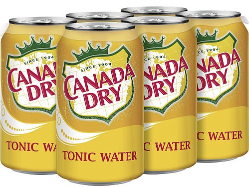 CANADA DRY TONIC WATER 7.5 OZ 6PK CAN