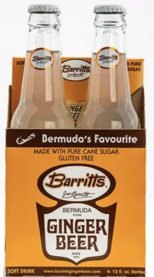 BARRITTS GINGER BEER 4PK BTL