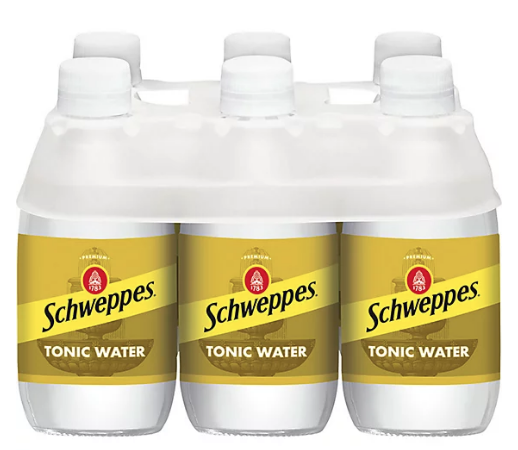SCHWEPPES TONIC WATER 6PK 10 OZ BTL